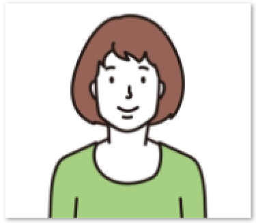 先輩の声イメージイラスト